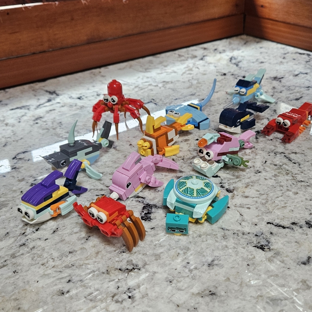 Sea Creature Building Block Set